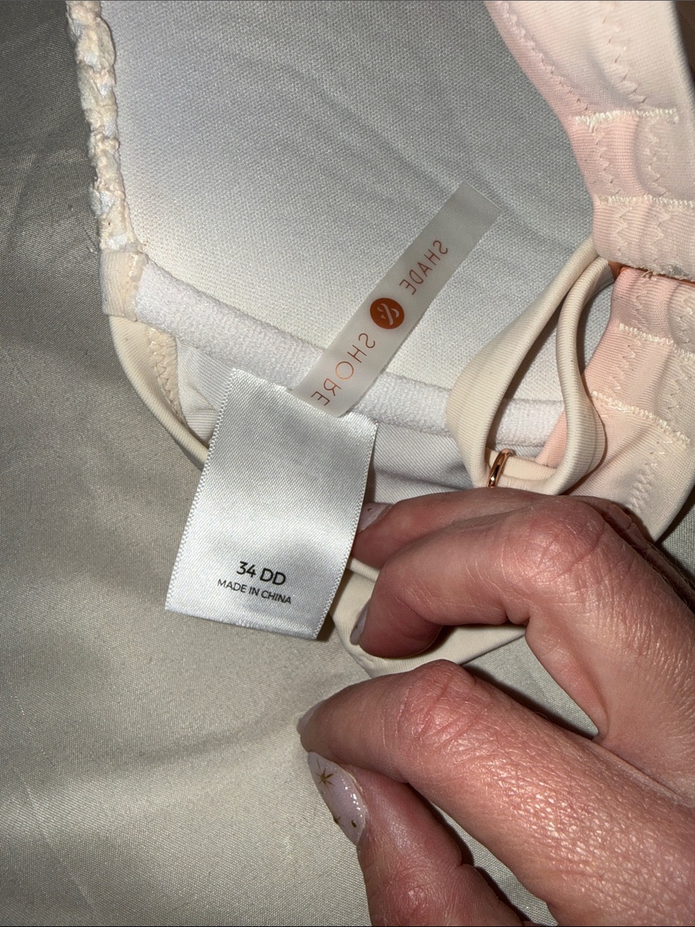 Shade & shore knit bikini 34DD large bottom - Picture 8 of 11
